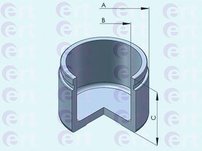 ERT 151057-C Piston, brake caliper